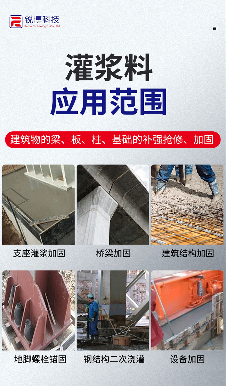 湖南銳博新材料科技發(fā)展有限公司,風(fēng)電灌漿料,加固材料,壓漿料,灌漿料,脫模劑,路面搶修料